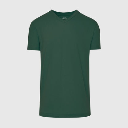 Hunter Green V-Neck Tee