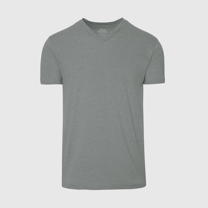Heather Hunter Green V-Neck Tee
