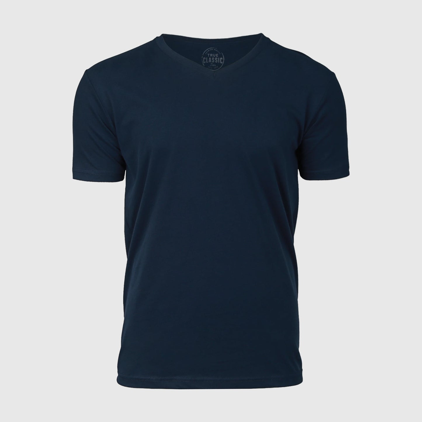 True Classic Men’s V-Neck T Shirt – Soft Cotton Blend Fit, Tailored Short Sleeve Tee for Everyday, Streetwear, or Layered Looks