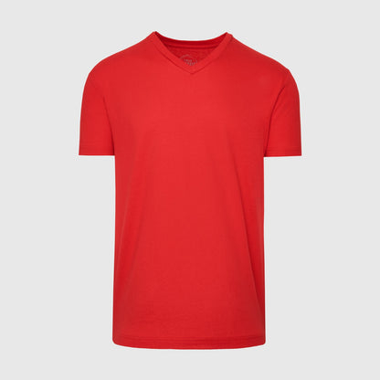 True Red V-Neck Tee