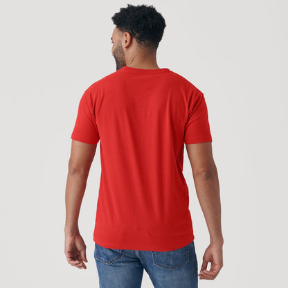 True Red V-Neck Tee