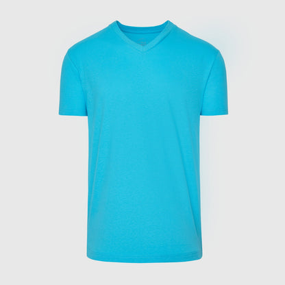 Turquoise V-Neck Tee