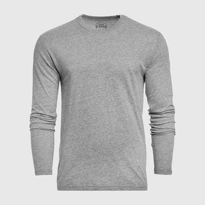 True Classic Men’s Long Sleeve Crew Neck Tee – Soft Cotton Stretch Fit, Tailored Everyday Shirt for Layering, Loungewear, or Streetwear Looks