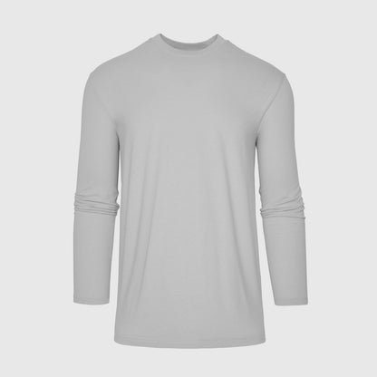 Iron Gray Long Sleeve Crew Neck Tee