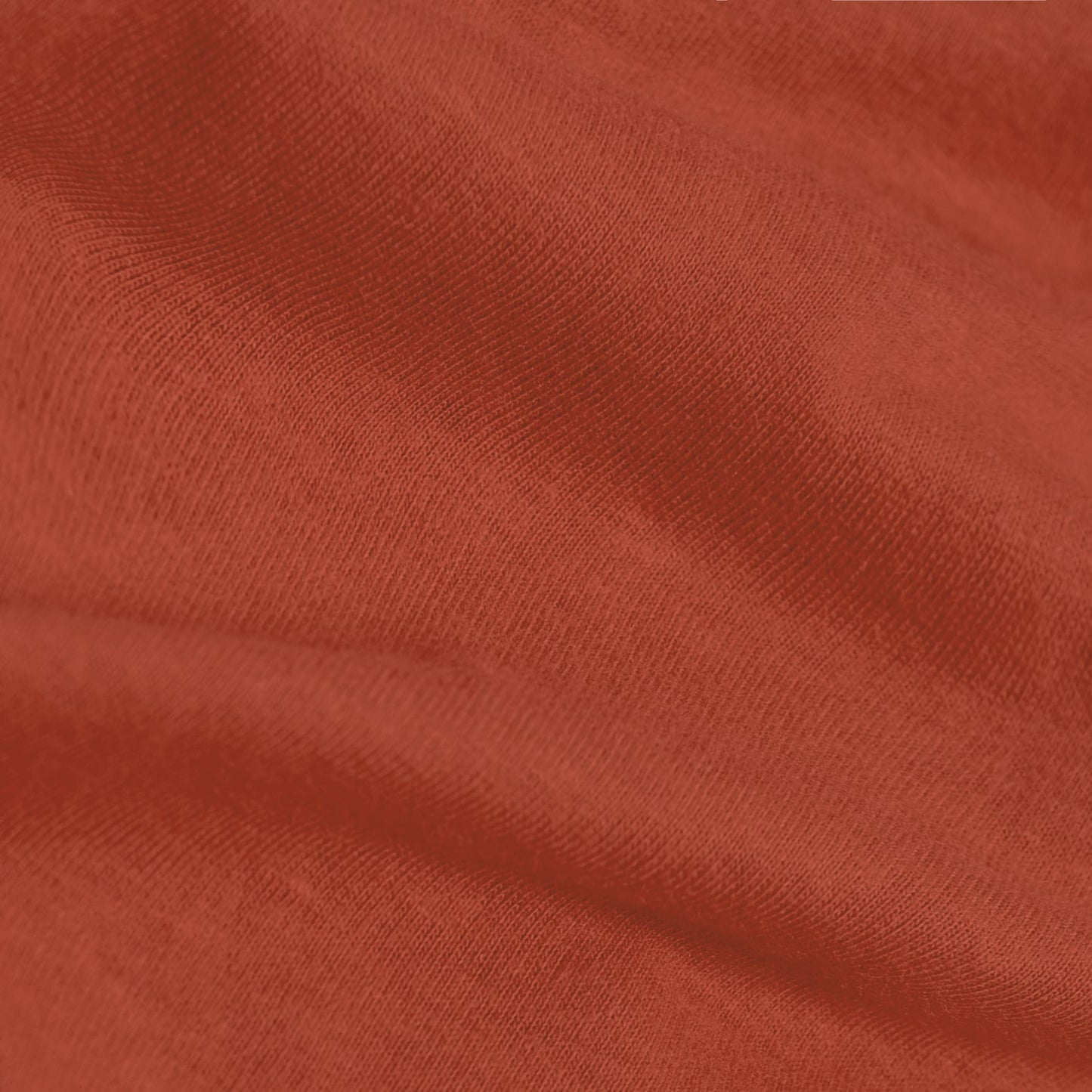 Rust Long Sleeve Crew Neck Tee