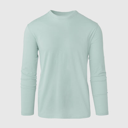 Sage Long Sleeve Crew Neck Tee
