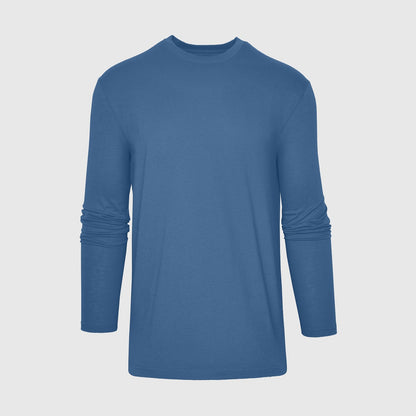 Stone Blue Classic Long Sleeve Crew Neck