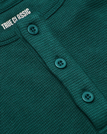 Seasonal Waffle Long Sleeve Henley 6-Pack