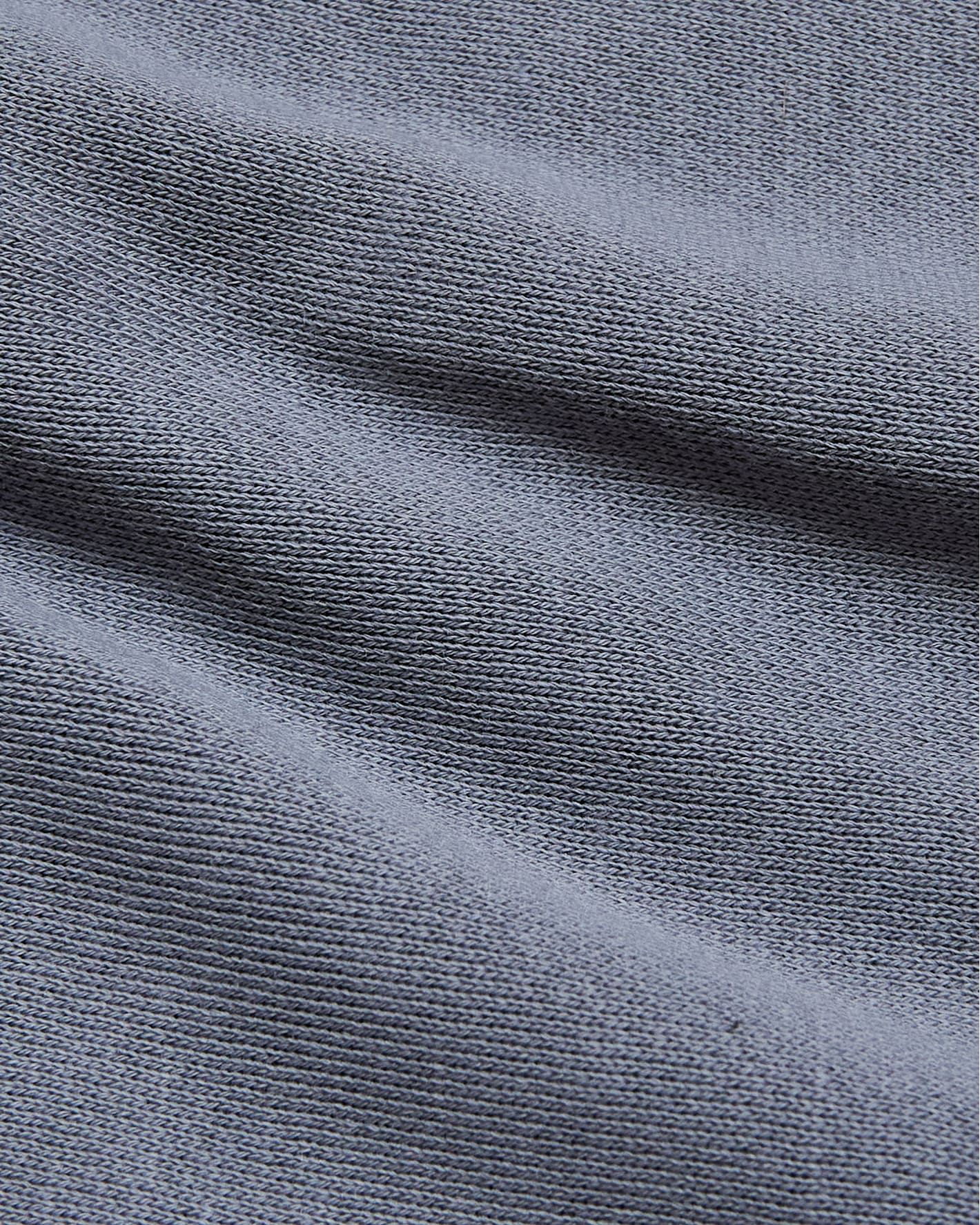 Dusty Blue Fleece French Terry Pullover Crew Neck