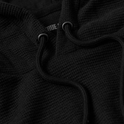 Black & Military Green Waffle Hoodie 2-Pack