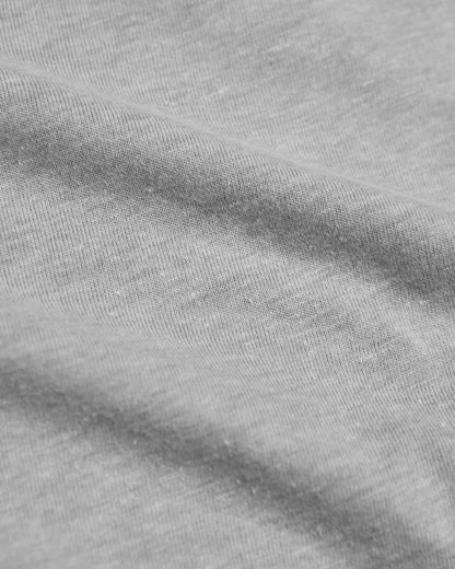 Heather Gray Hooded Long Sleeve T Shirt