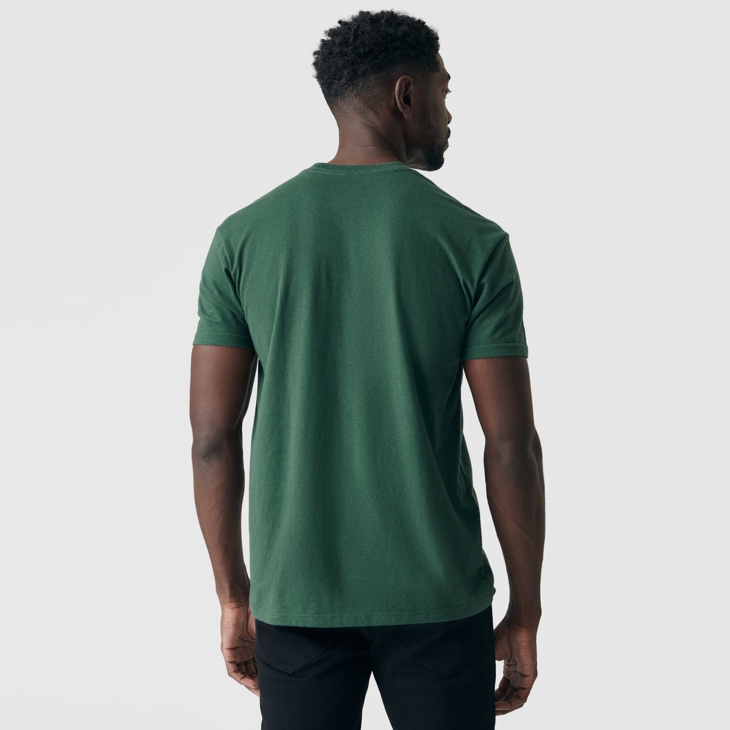 Hunter Green Pocket Crew Tee