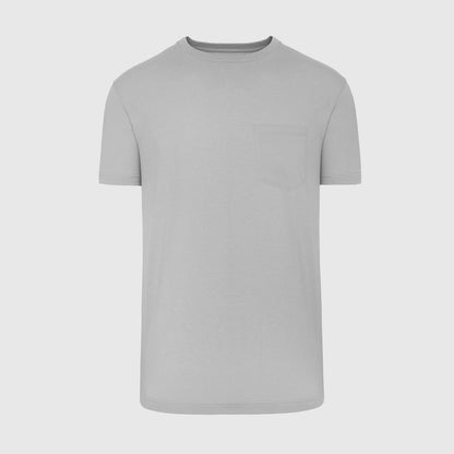 Iron Gray Pocket Crew Tee