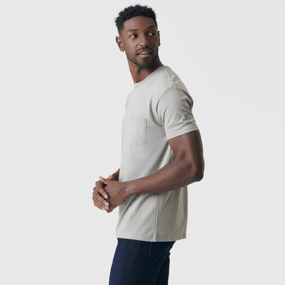 Iron Gray Pocket Crew Tee