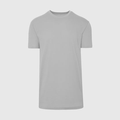 Iron Gray Tall Round Hem Crew Neck T-Shirt