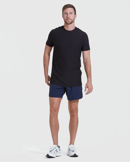 Black Tall Active Crew 2-Pack