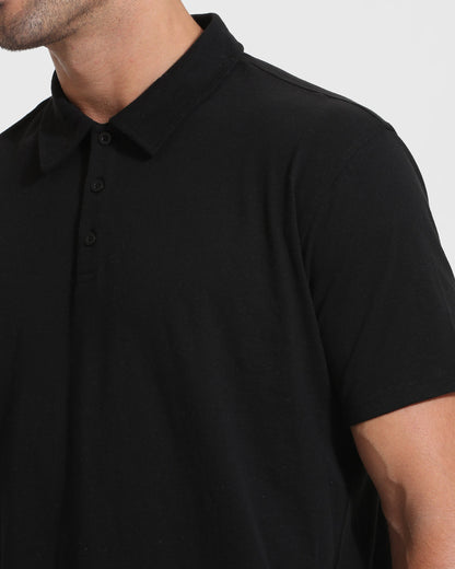Black Tall Classic Polo 2-Pack