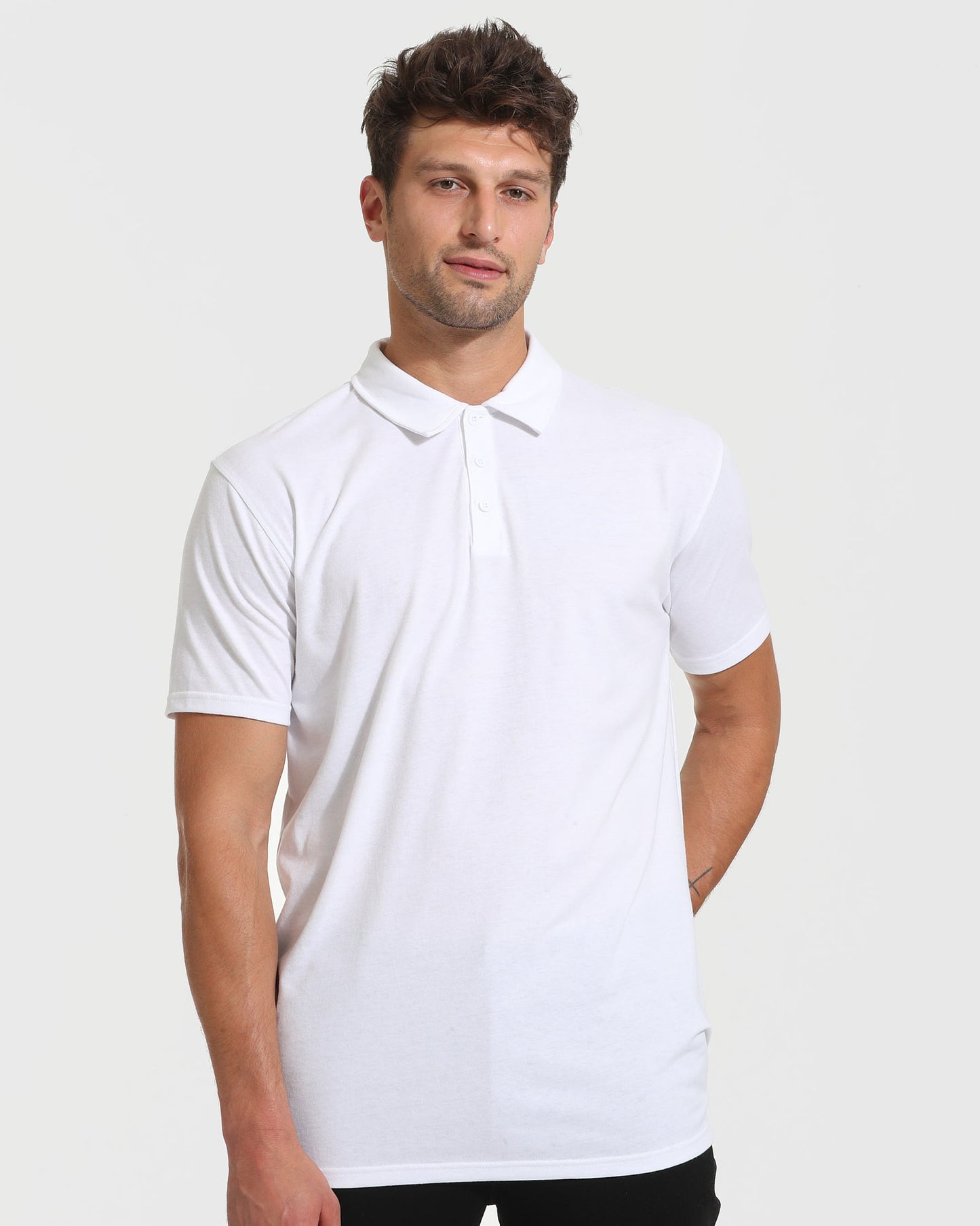White Tall Classic Polo 2-Pack