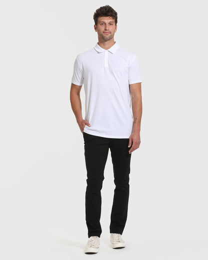 Black & White Tall Classic Polo 2-Pack
