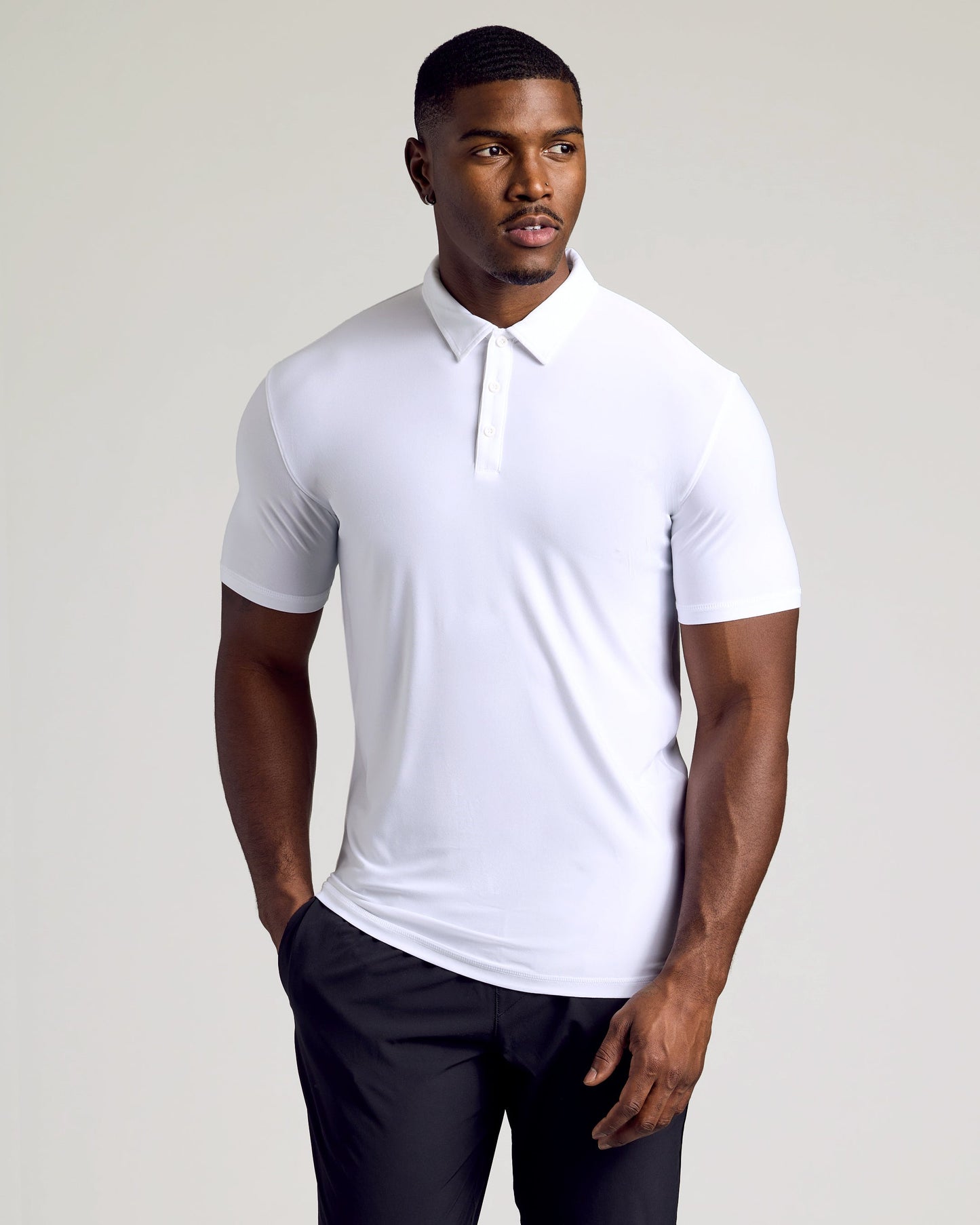 White Tall Active Polo 2-Pack
