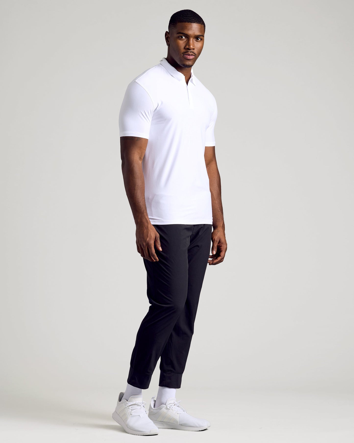 Black & White Tall Active Polo 2-Pack