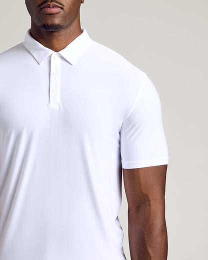 Black & White Tall Active Polo 2-Pack