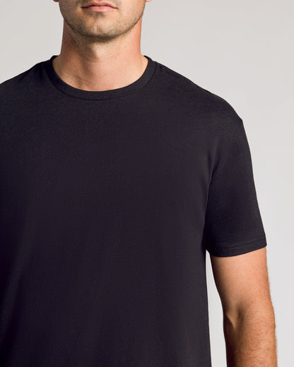 Black & White Classic Tall Curved Hem Crew 10-Pack