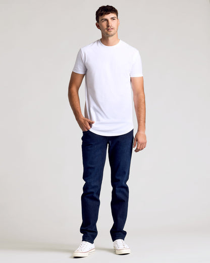 Black & White Classic Tall Curved Hem Crew 10-Pack