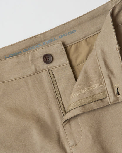 Carbon & Khaki Slim Comfort Knit Chino 2-Pack