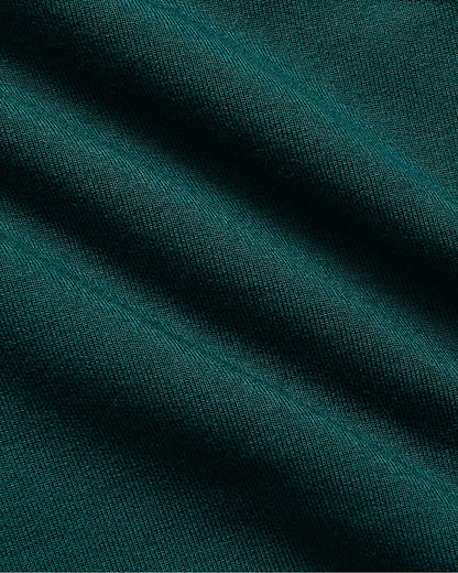 Womens Deep Emerald Crop Zip Hoodie & Relaxed Jogger 2-Pack
