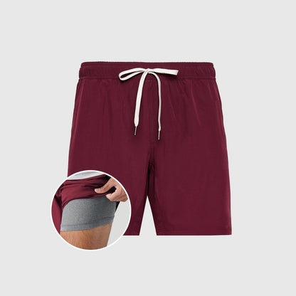 Burgundy Active Performance Short Outlet