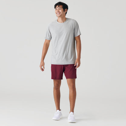 Burgundy Active Performance Short Outlet