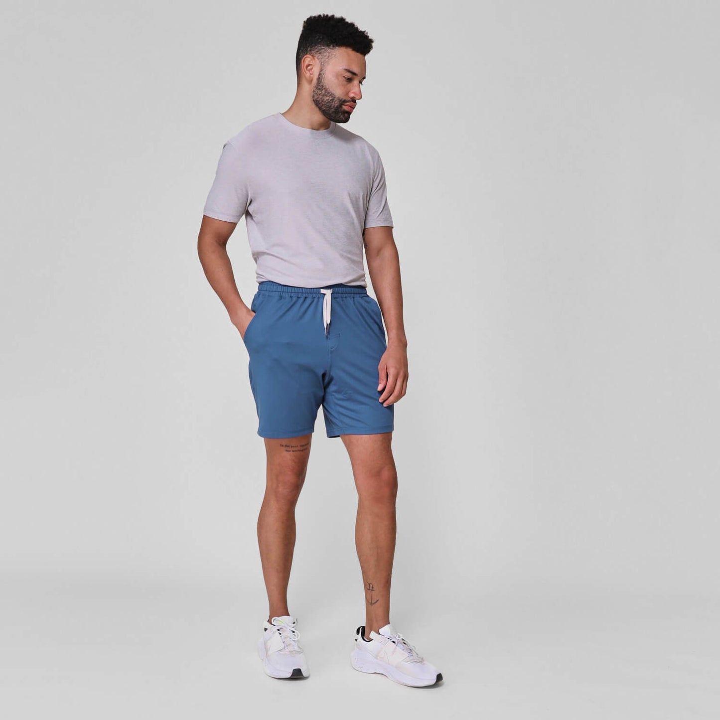 Stone Blue Active Comfort Shorts