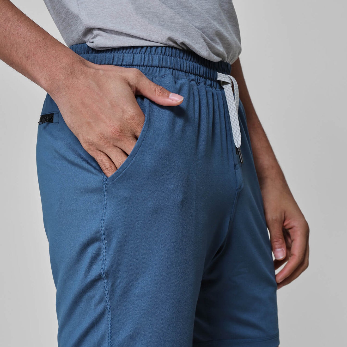 Stone Blue Active Comfort Shorts