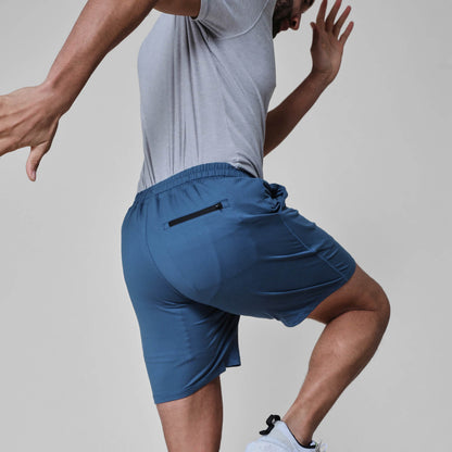 Stone Blue Active Comfort Shorts