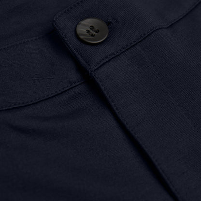 7" Navy Comfort Knit Chino Shorts