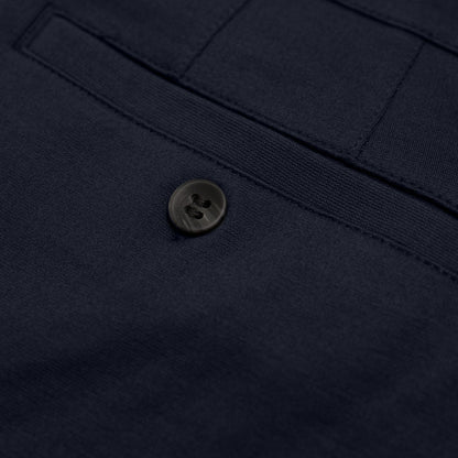 7" Navy Comfort Knit Chino Shorts