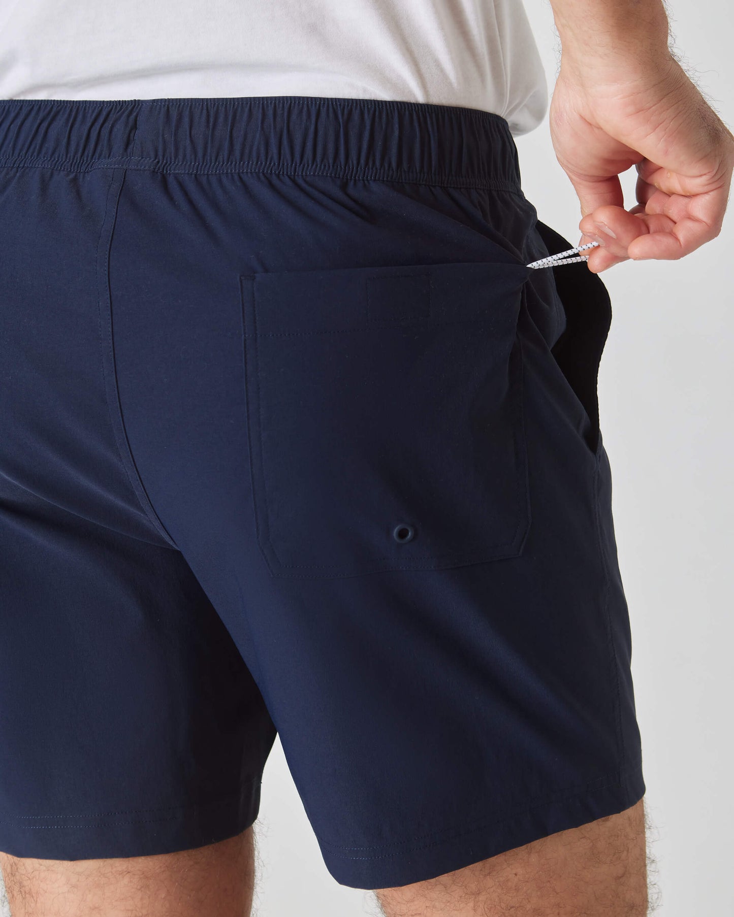 Navy Swim Trunk