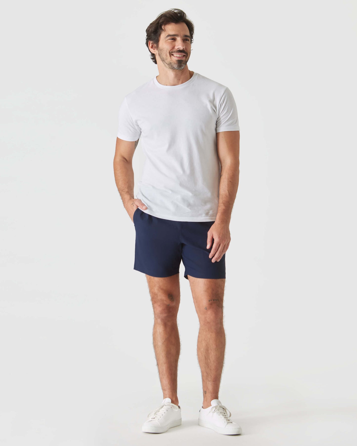 Navy Swim Trunk