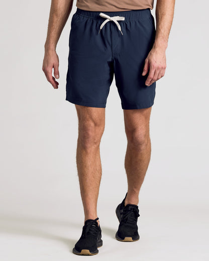 True Classic Men's Active Shorts 9"- Quick Dry Stretch Gym Shorts with Built-In Liner, Athletic Shorts for Gym Fits, Basketball, or Outdoor Workouts