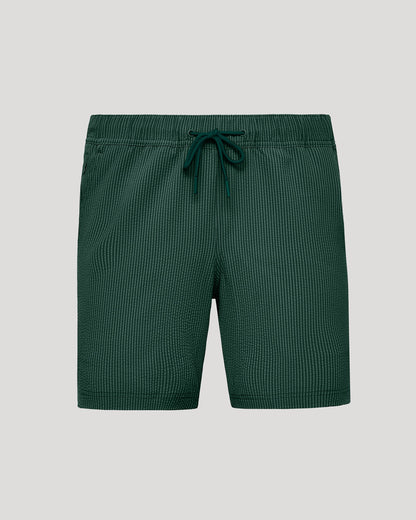 7 Marine Spruce Seersucker Swim Trunks