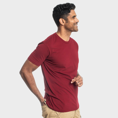 Cardinal Red Crew Neck Tee