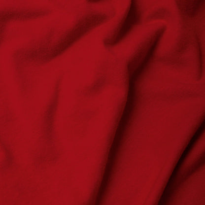 Red Long Sleeve Crew Neck Tee