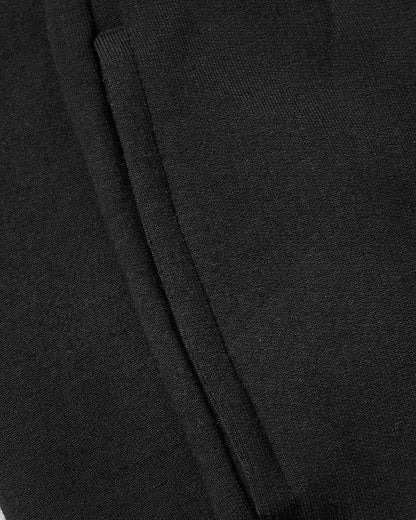 Girls Black Cropped Zip Hoodie & Relaxed Joggers 2-Pack