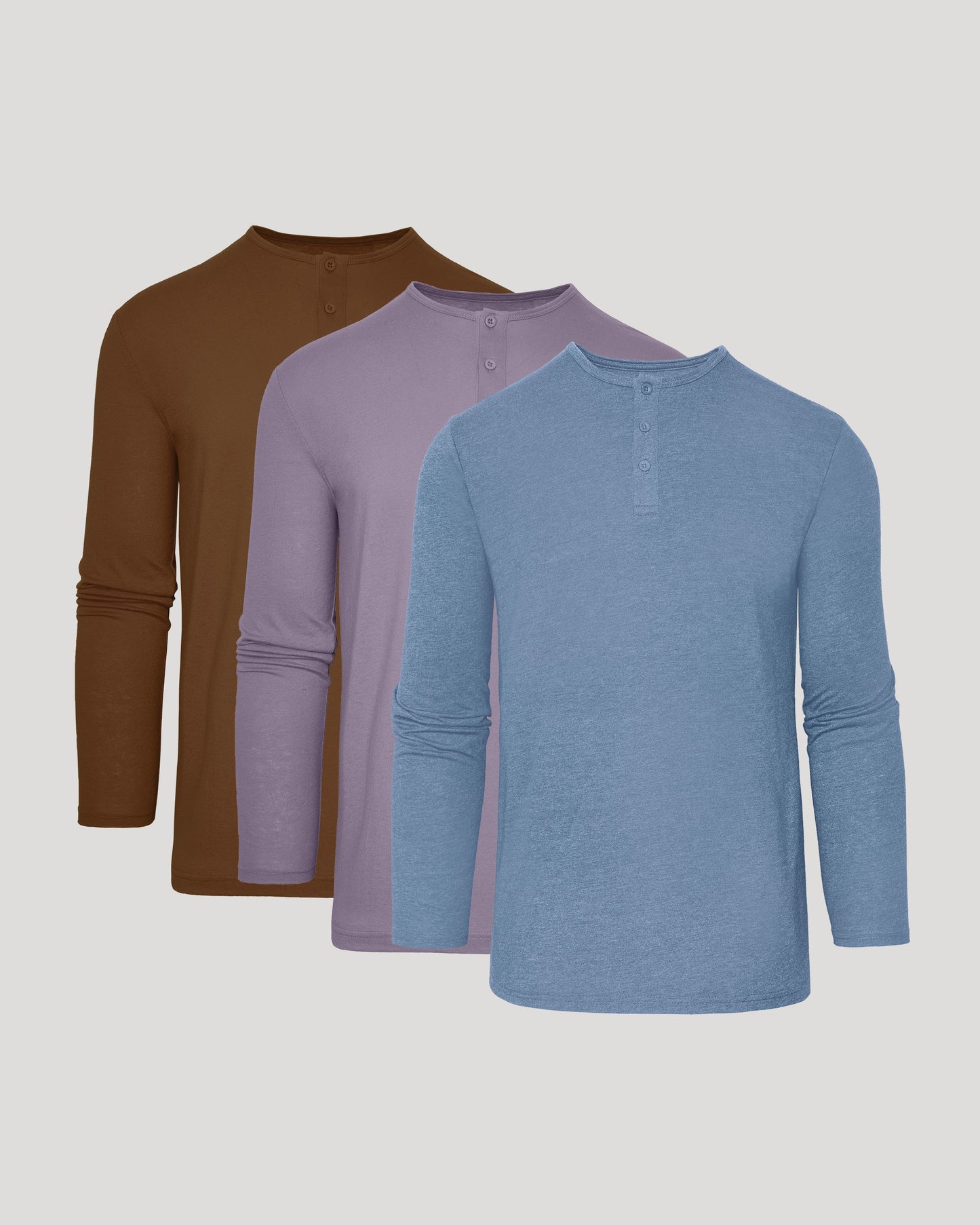 Seasonal Classic Long Sleeve Henley 3-Pack