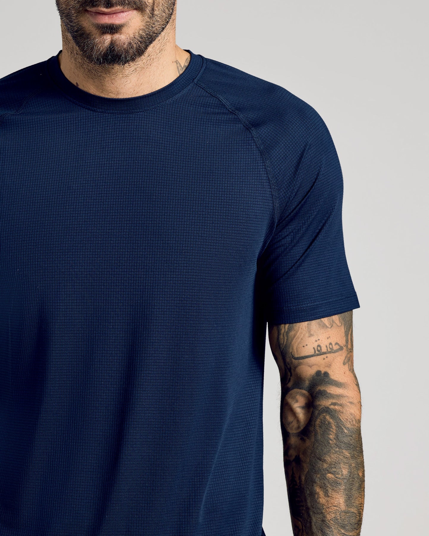 Navy Active Mesh Crew 6-Pack