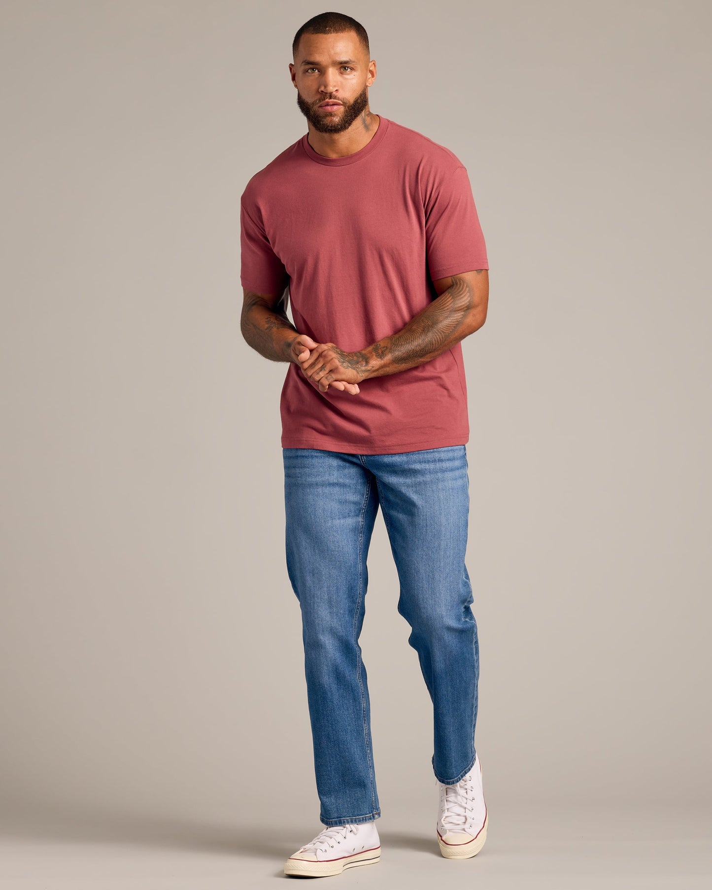 Rustic Apple Short Sleeve Crew Neck