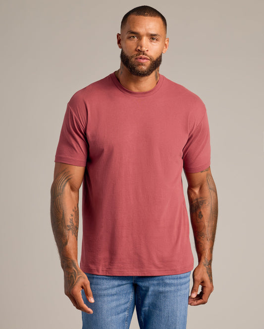 Rustic Apple Short Sleeve Crew Neck