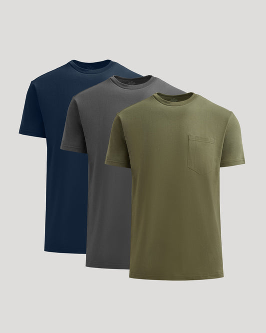 Staple Heavyweight Pocket Crew 3-Pack