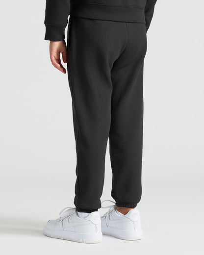 Girls Black Relaxed Joggers